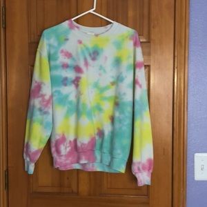 Gildan oversized tye-dye crew neck